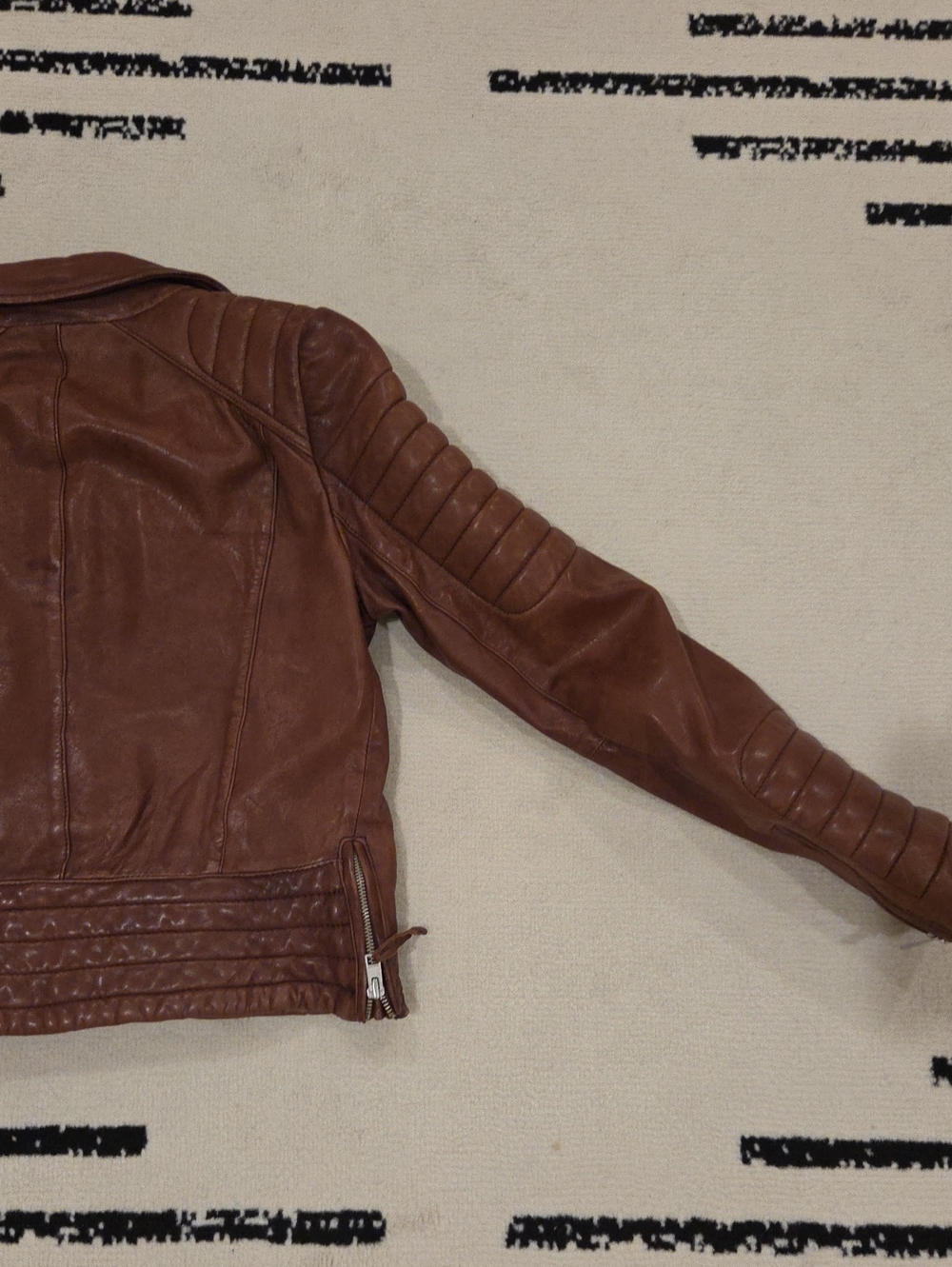All Saints Leather Moto Jacket - Picture 7 of 14